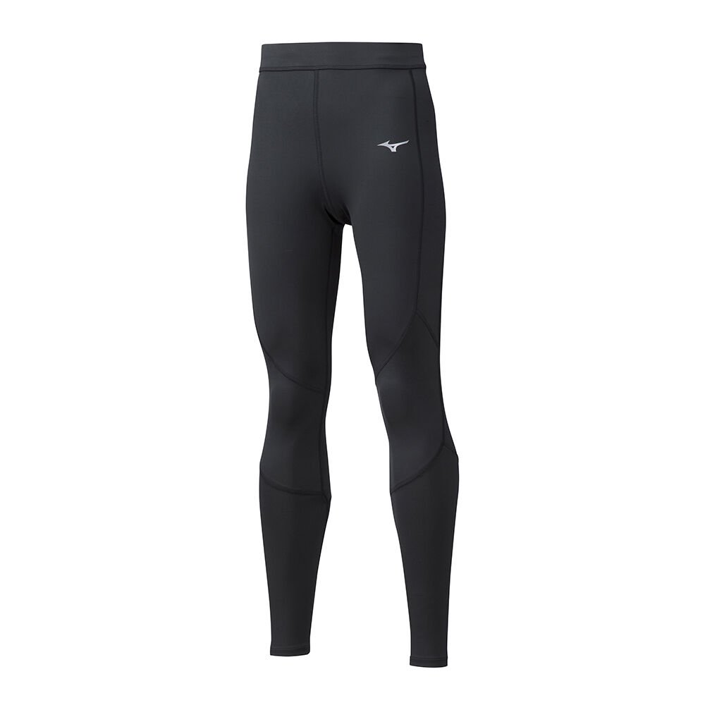 Women's Mizuno Running Long Tight Black Impulse Core Apparel - J2GB973009